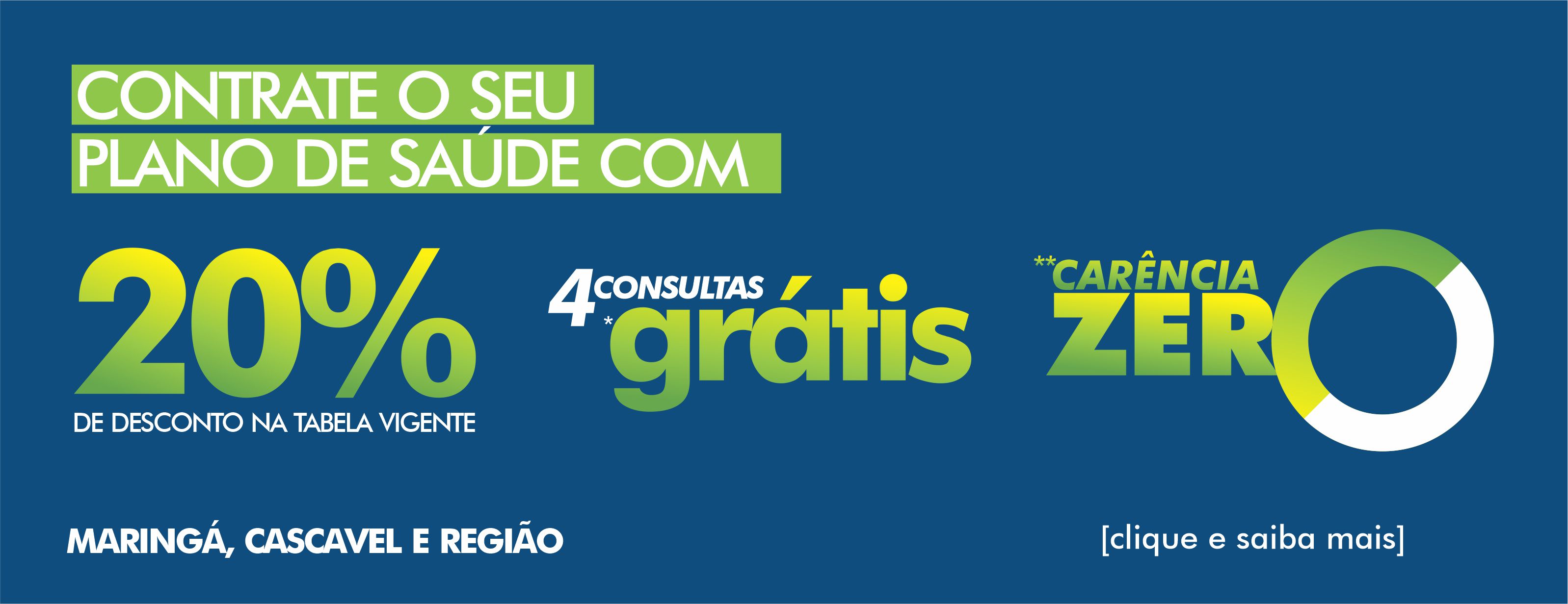 4 CONSUTAS GRÁTIS